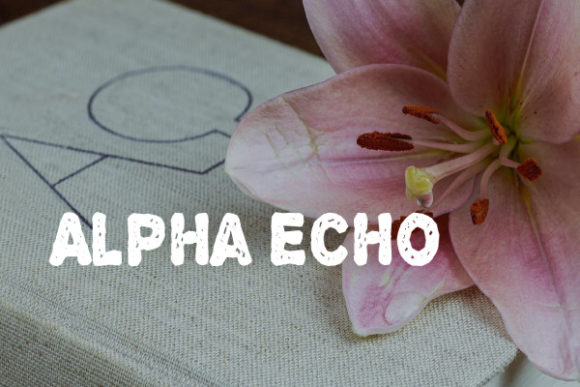 Alpha Echo: A Striking Display Font for Bold Visuals