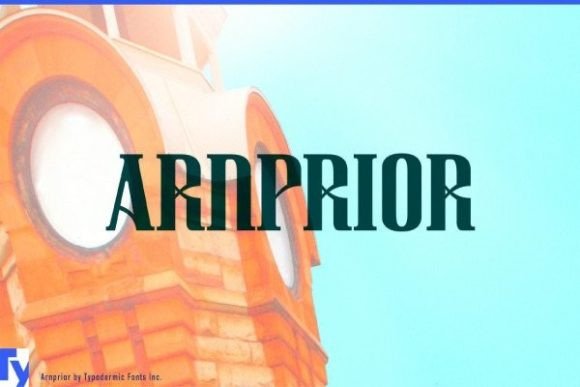 Arnprior: A Modern Display Font for Creative Impact