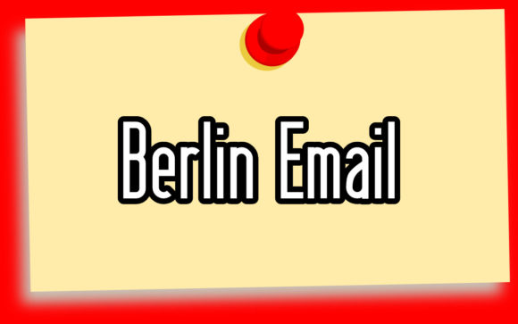 Berlin Email: A Creative Retro Display Typeface for Modern Design