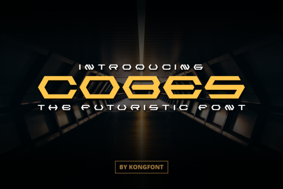 Cobes: A Modern Futuristic Display Font for Designers