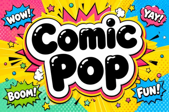 Comic Pop: Maximize Visual Impact with This Display Font