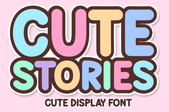 Cute Stories: A Playful Font for Joyful Designs