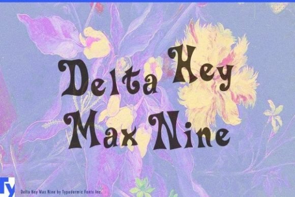 Delta Hey Max Nine: A Playful Retro Display Font