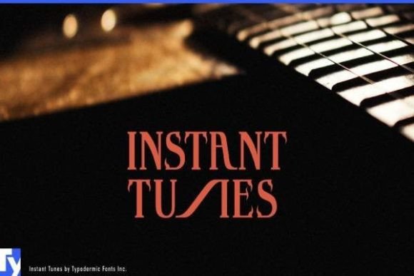 Instant Tunes: A Victorian Display Font with Character