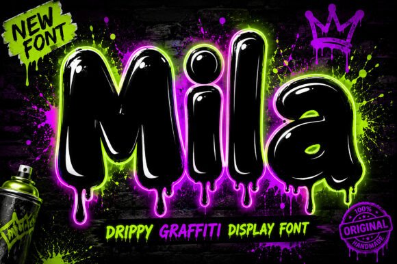 Mila: A Playful Bubble Font for Creative Designs