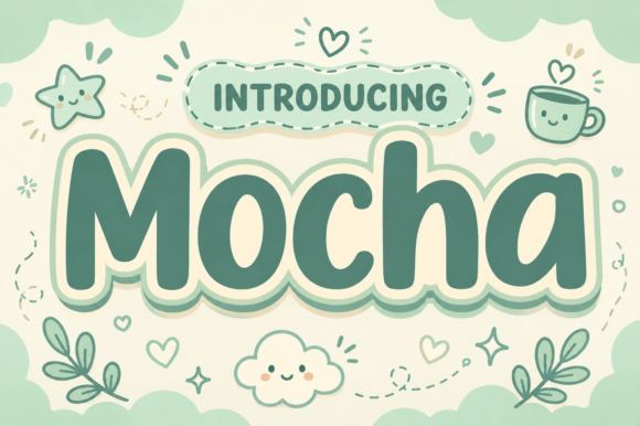 Motcha: The Cozy Display Font for Warm Designs