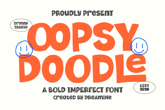 Oopsy Doodle: The Imperfectly Perfect Display Font