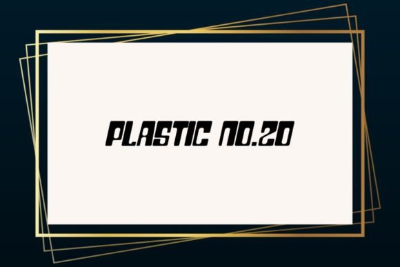 Plastic Twenty: A Playful Display Font for Modern Design