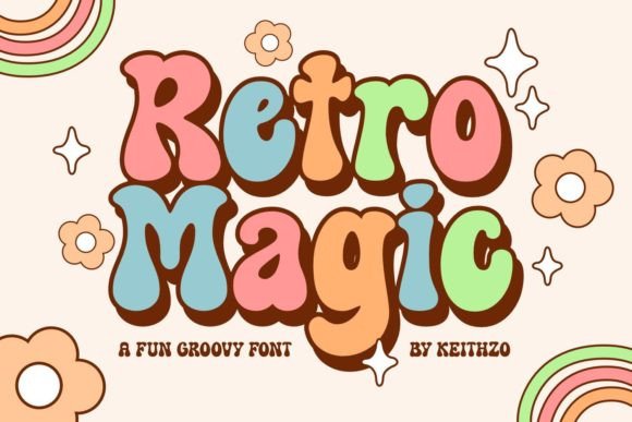 Retro Magic: A Playful Display Font for Creative Projects