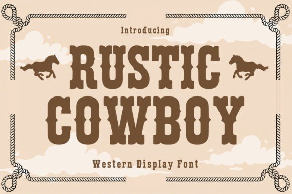 Rustic Cowboy: Authentic Western Grit for Modern Design