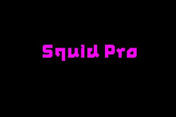 Squid: A Bold and Confident Display Typeface