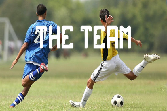 The Team: A Bold Display Font for Creative Projects